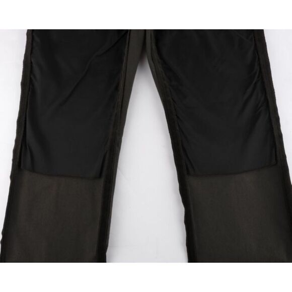 GUCCI Tom Ford c. 1990's Dark Gray Green
Velvet Straight Leg Pants Size 6 - Picture 6 of 10